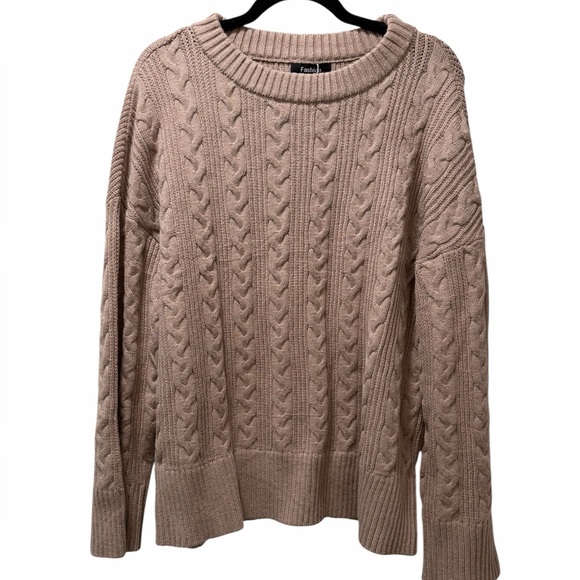 Sweaters - Cable Knit Crewneck Sweater